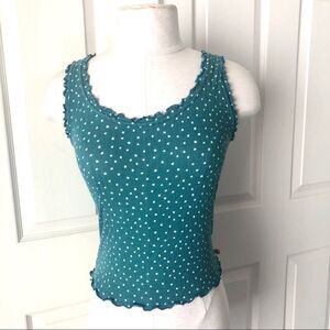 Out from Under August ribbed lettuce edged tank